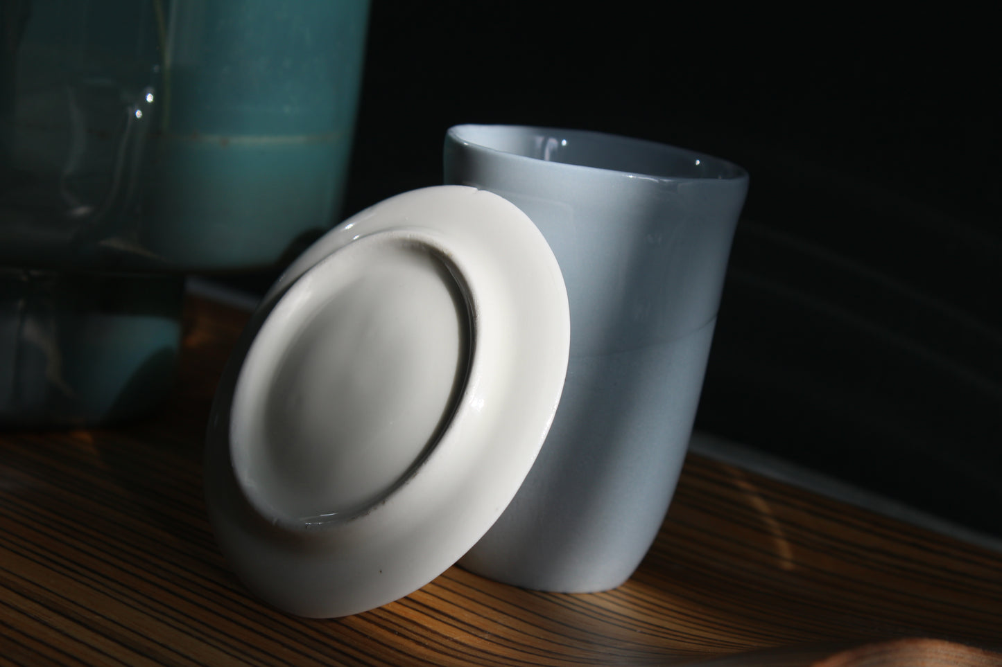 Bordje Ø10cm, wit
